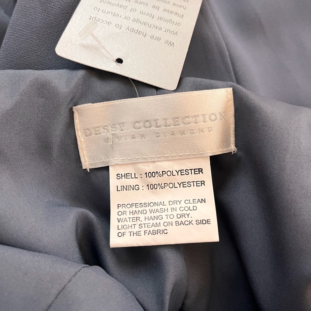 Dessy Collection Vivian Diamond Nordstrom Style 3012 Silverstone gown - Picture 7 of 12